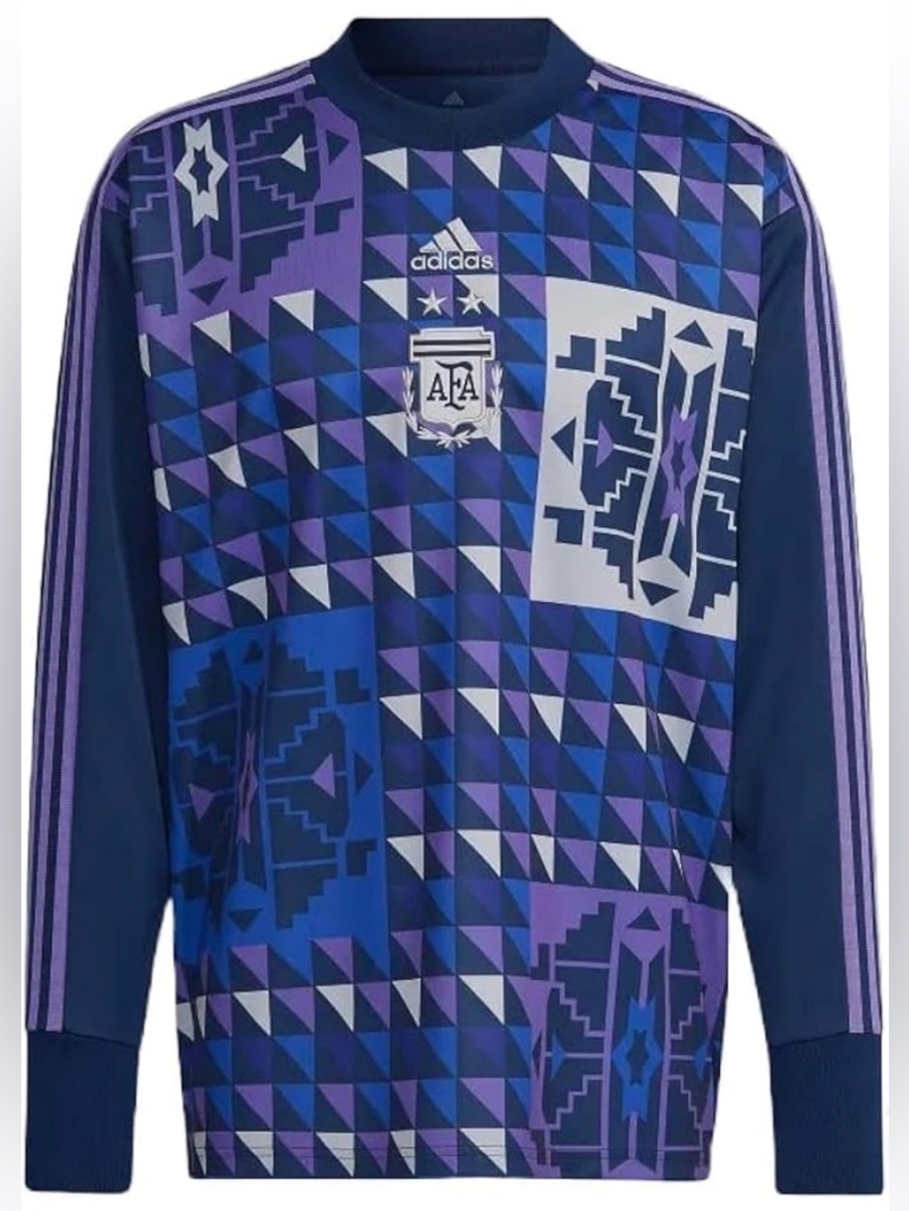 Auth Adidas Argentina Icon Goal Keeper Jersey in Night Indigo - Men’s Size L - Picture 4 of 6